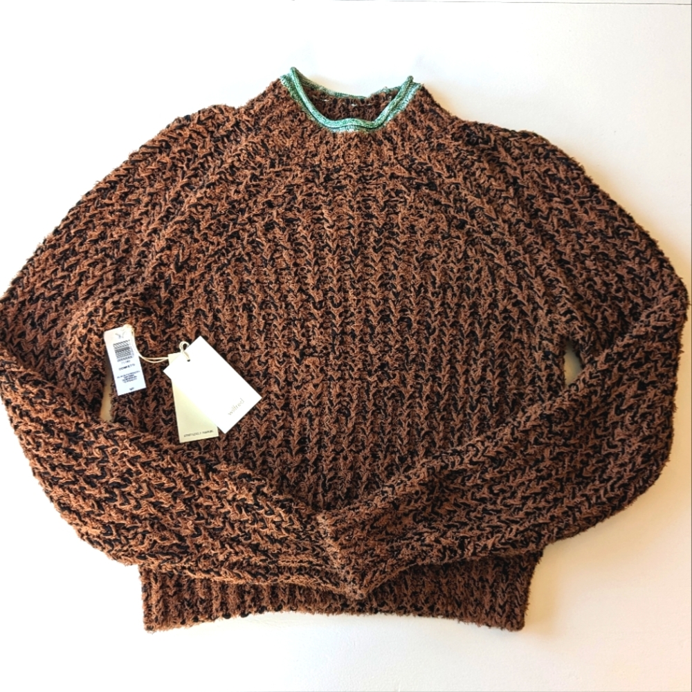Wilfred Brown Confetti Sweater